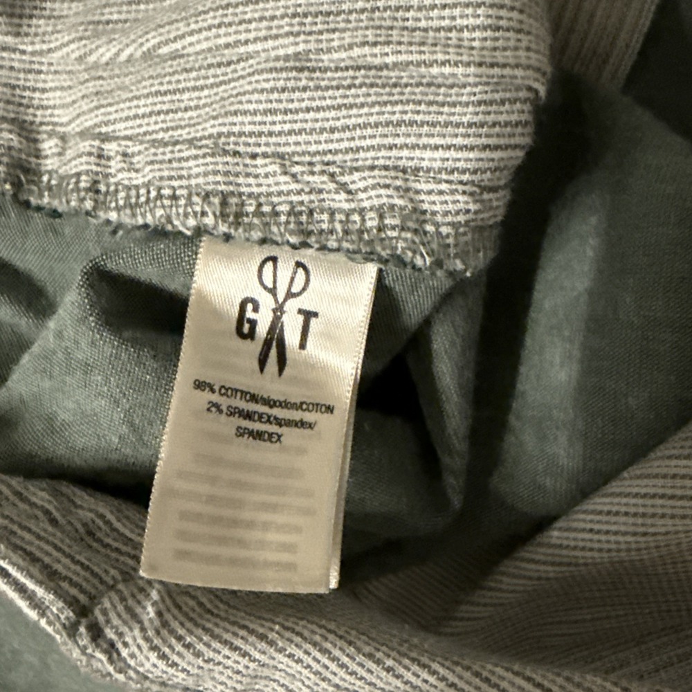 Goodthreads Mens Army Green Chino Shorts Size 38 Casual Stretch Preppy VGUC - Picture 7 of 8